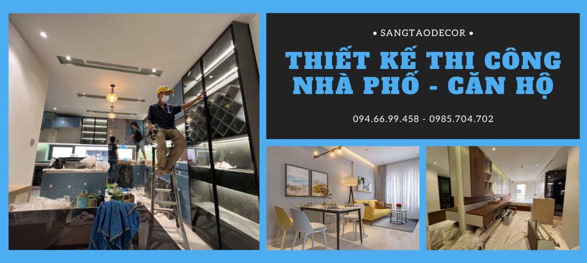 Thiết kế nội thất căn hộ chung cư nhà phố