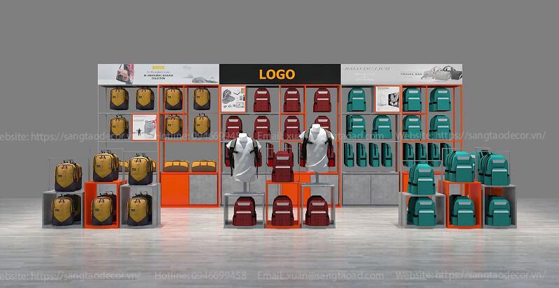 Thiết kế cửa hàng mẫu Sataco trung tâm thương mại