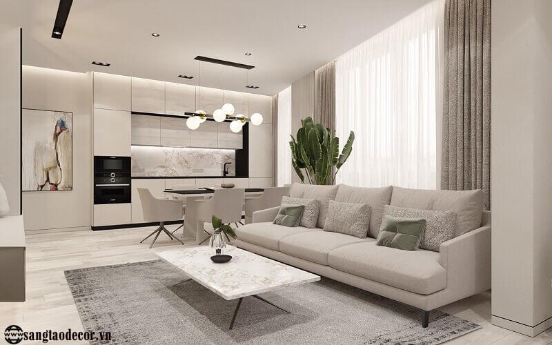 Quy tắc cần biết để thiết kế nội thất chung cư 2 phòng ngủ