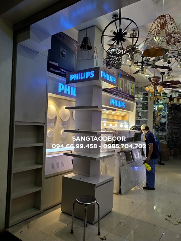 Mẫu quầy tủ kệ quảng cáo sản phẩm đẹp thông dụng