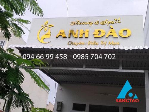 Thiết kế thi công bảng hiệu spa