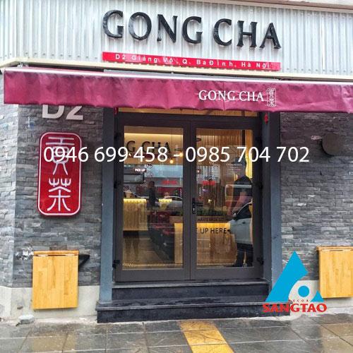 Thiết kế thi công bảng hiệu trà sữa