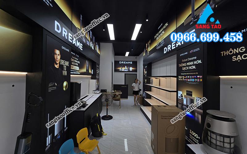 Phối màu kệ trưng bày thế nào để shop nhìn cao cấp hơn?