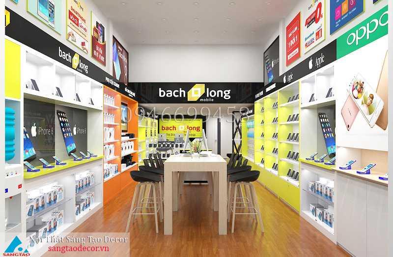 Thiết kế và thi công Bạch Long Mobile chi nhánh Lê Văn Sỹ
