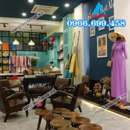 Mẫu shop thời trang áo dài