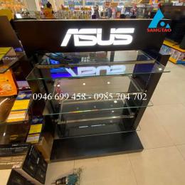 Quầy tủ kệ trưng bày máy tính Asus ở Điện máy xanh