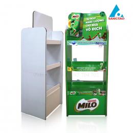 Quầy tủ kệ trưng bày milo