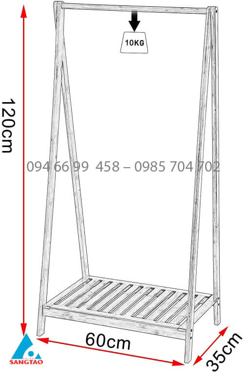 quầy tủ kệ trưng bày áo khoác