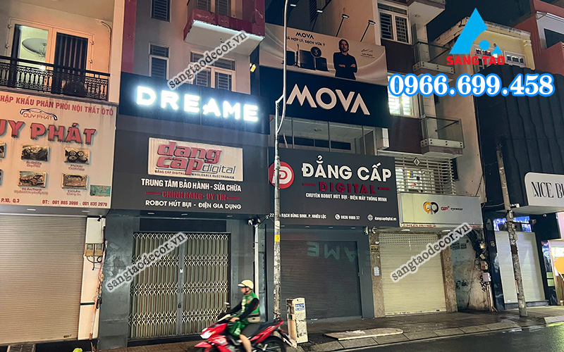 thi công bảng hiệu Dreame HCM