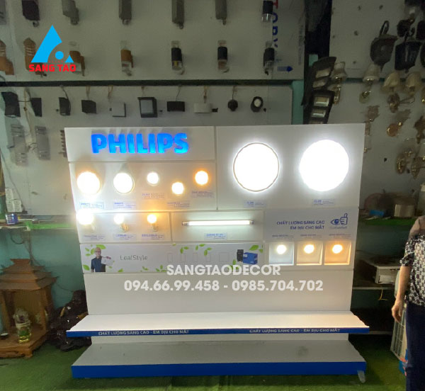 Thiết kế thi công bảng hiệu Philips An Nghĩa 