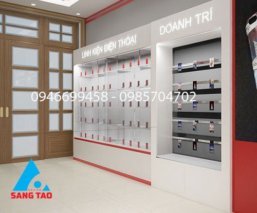 thiết kế thi công shop điện thoại