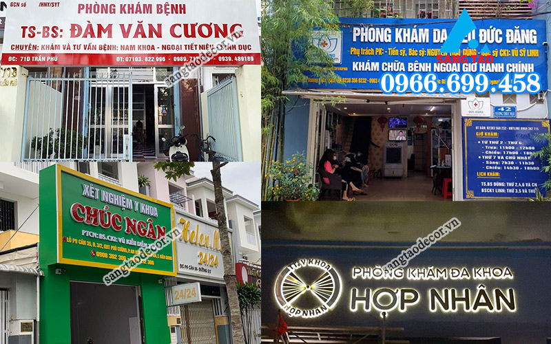 mẫu bảng hiệu phòng khám tư nhân