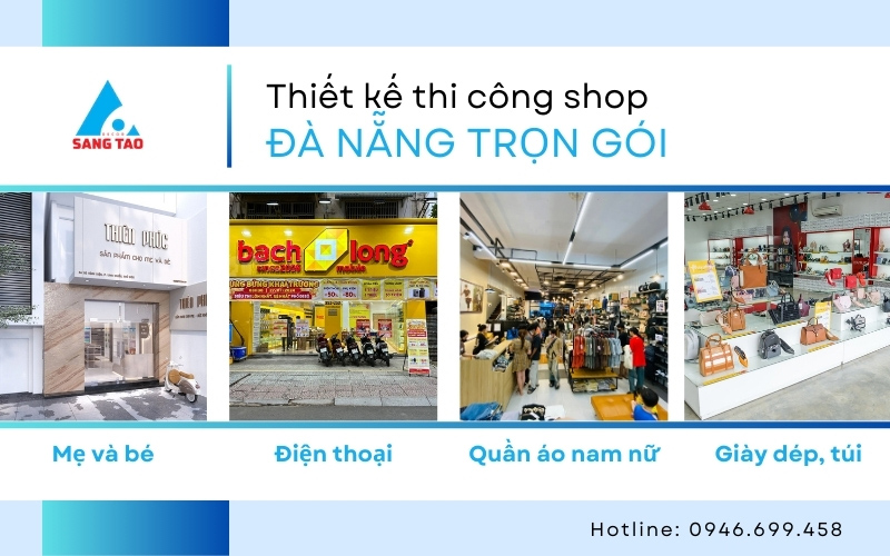 dịch vụ thi công shop tại Đà Nẵng 
