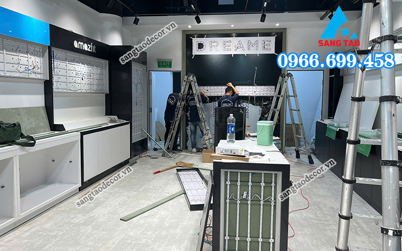 xưởng sản xuất nội thất shop Đà Nẵng 