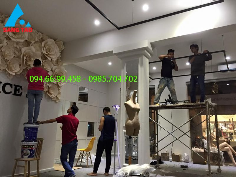 Thi công shop quần áo