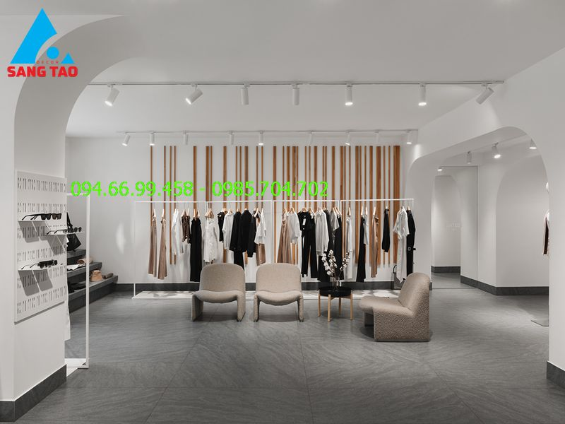 Thiết kế thi công cửa hàng thời trang nữ