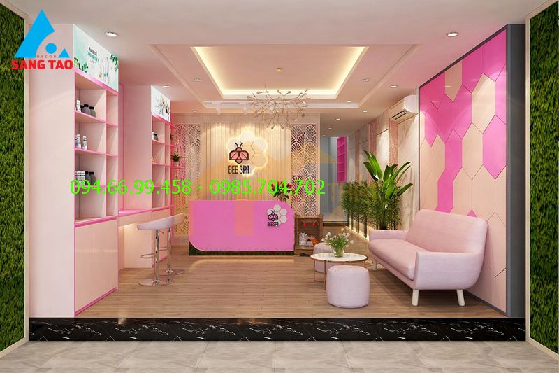 Thiết kế thi công showroom spa