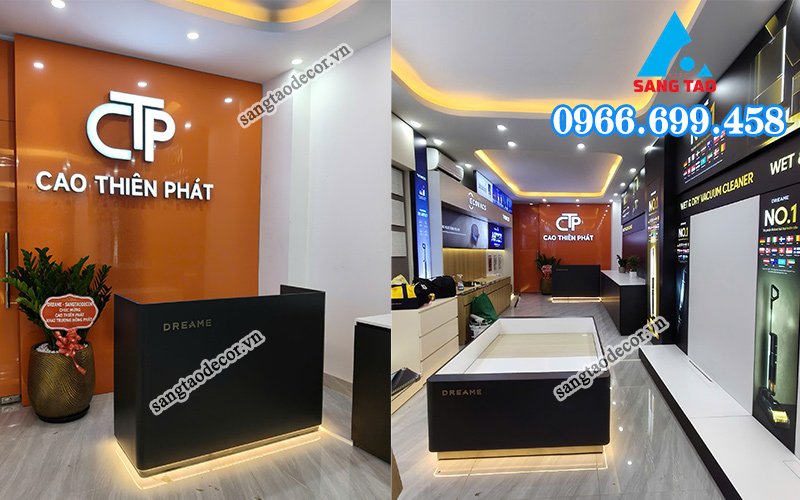 Dự án nội thất showroom Dreame - Cao Thiên Phát Hà Nội 