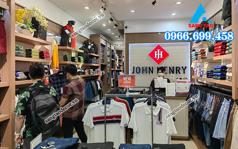 thi công shop tại hà nội 