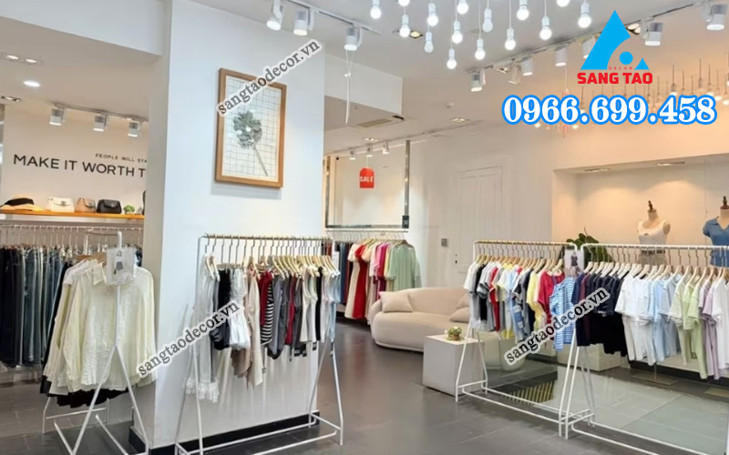 thi công shop tại hà nội 