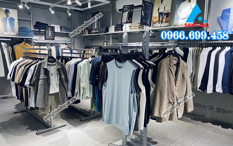 thi công shop thời trang nam hà nội