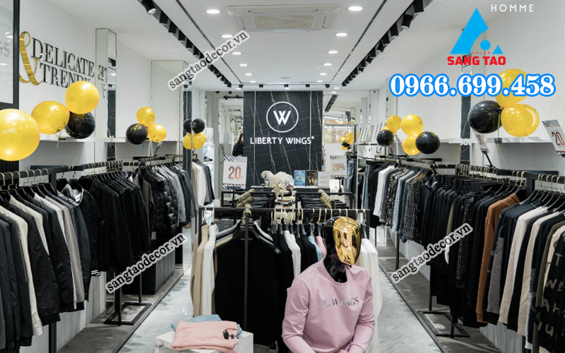 Thi công shop tại hà nội 