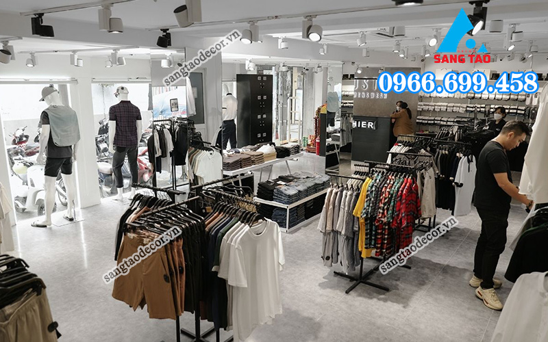 Thi công cải tạo phần thô trần thạch cao shop tại Hà Nội