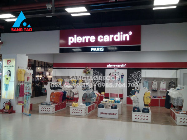 Dự án thiết kế thi công shop showroom quầy thời trang trẻ em pierre cardin Kids tại trung tâm thương mại siêu thị Lotte Mart Gò Vấp