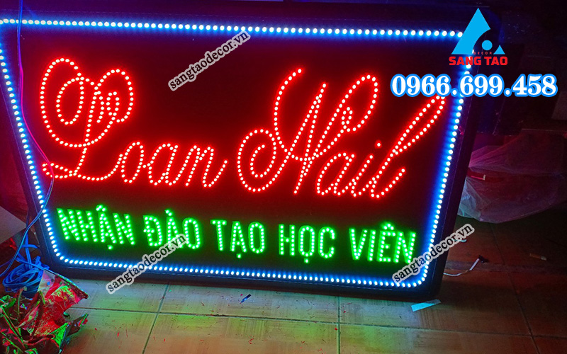 Bảng hiệu led P10 trong nhà