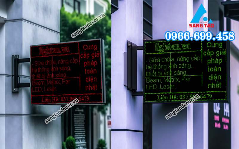 bảng hiệu đèn led p10 