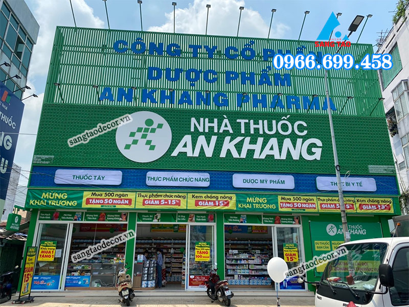 mẫu bảng hiệu nhà thuốc an khang