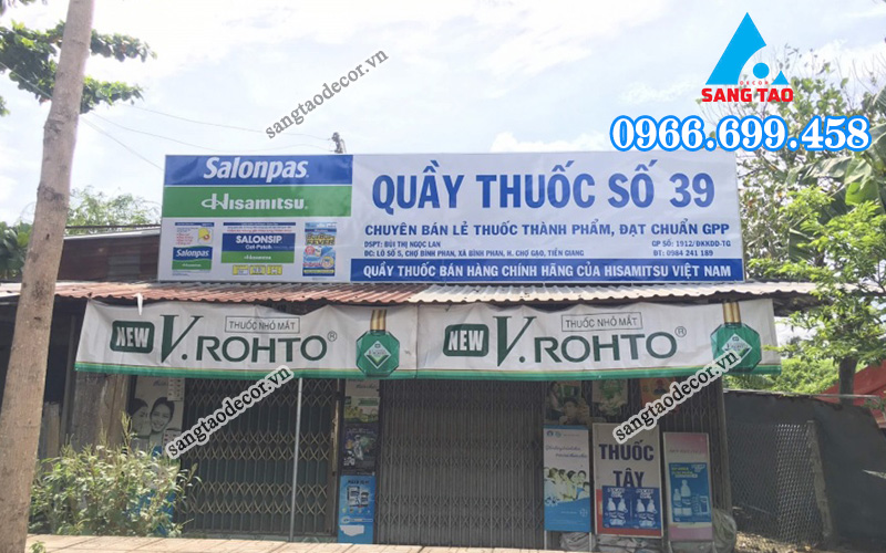 Bảng heieuj nhà thuốc tây đẹp