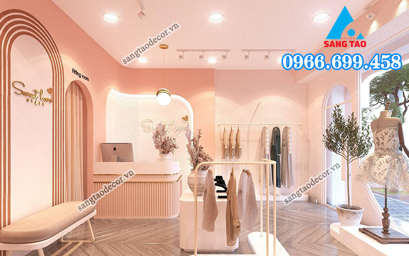 thiết kế thi công showroom 100m2