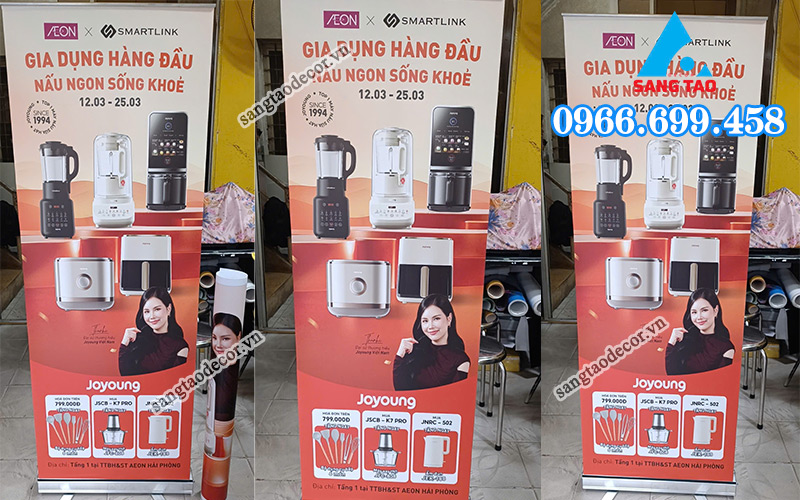 bảng hiệu đứng standee