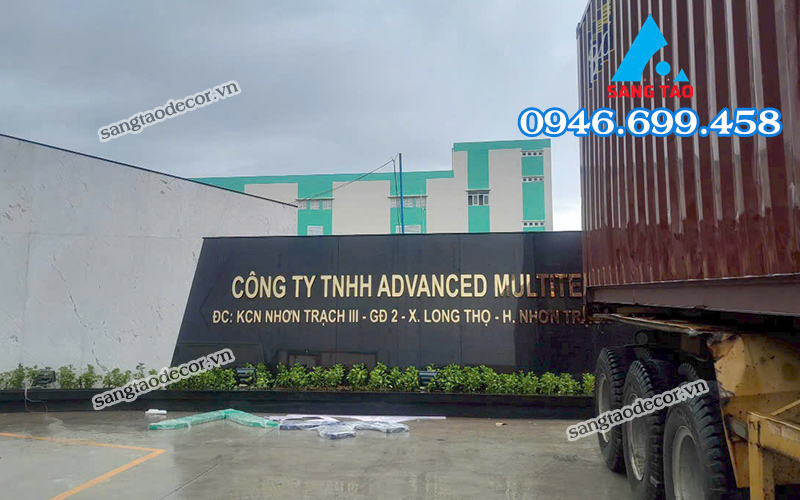 gia công chữ inox
