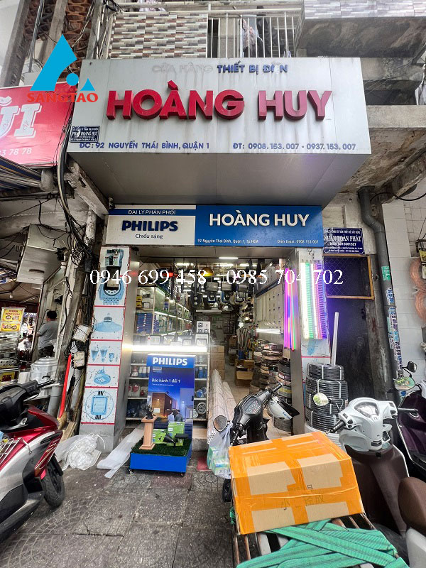 làm bảng hiệu