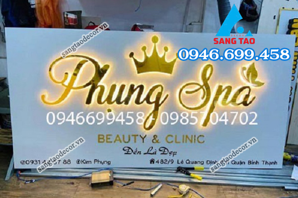 làm bảng hiệu