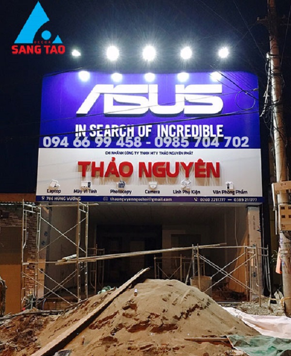 làm bảng hiệu