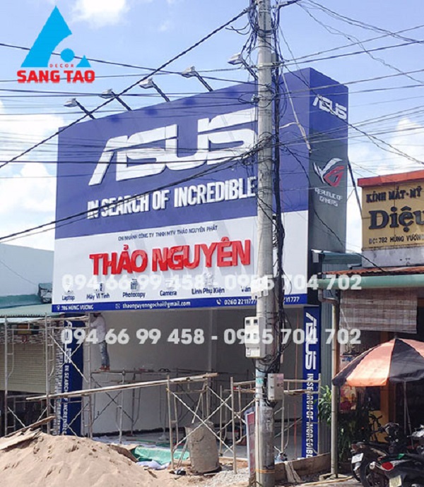 làm bảng hiệu