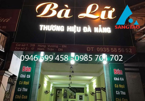 làm bảng hiệu nhà hàng