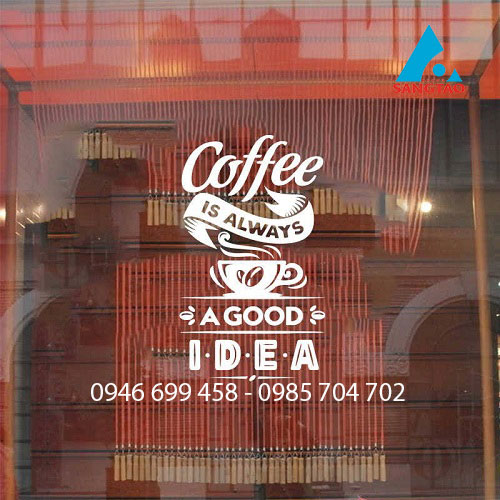 làm bảng hiệu quán cafe