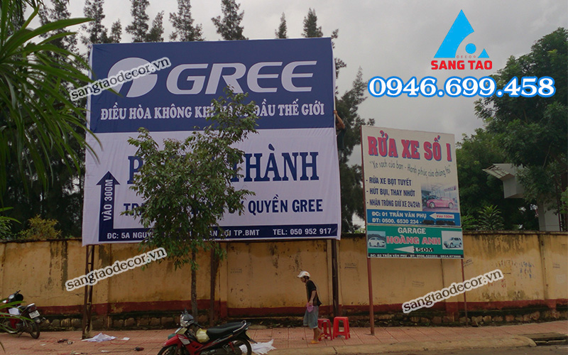 mẫu làm bảng hiệu quảng cáo đẹp