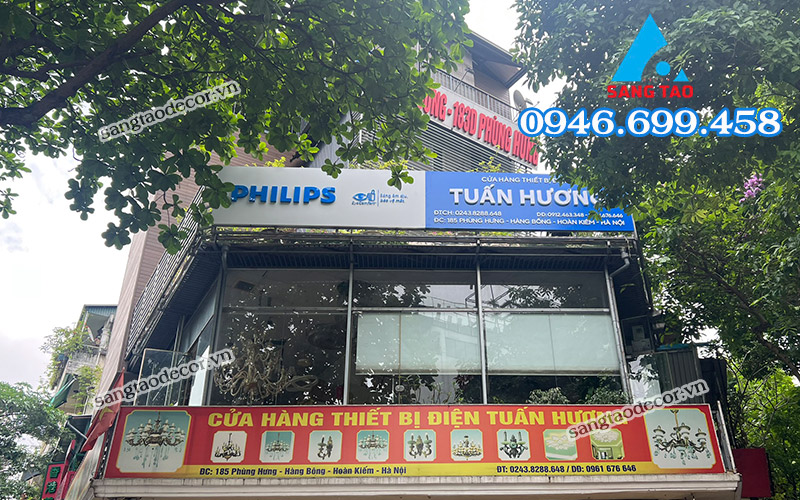 mẫu làm bảng hiệu quảng cáo đẹp
