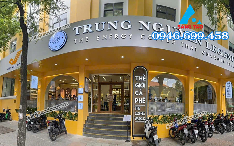 mẫu làm bảng hiệu quảng cáo hiện đại