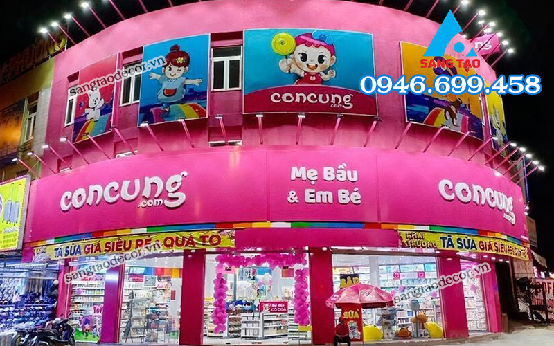Mẫu làm bảng hiệu quảng cáo đẹp 