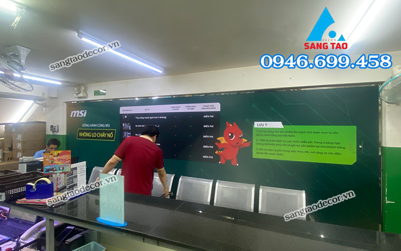 làm bảng hiệu 