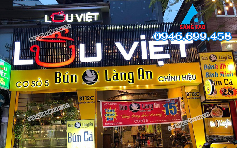 làm bảng hiệu ngoài trời