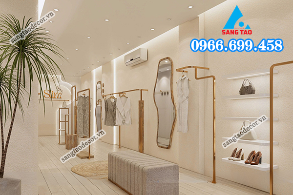 mẫu thiết kế shop thời trang nữ
