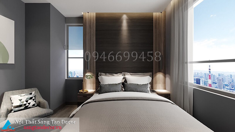 Thiết kế và thi công nội thất chung cư anh Toàn