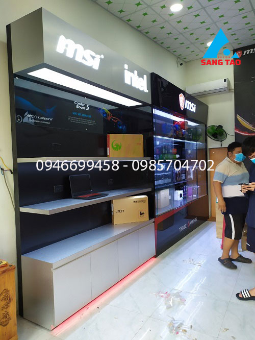 Sản xuất tủ trưng bày shop cửa hàng